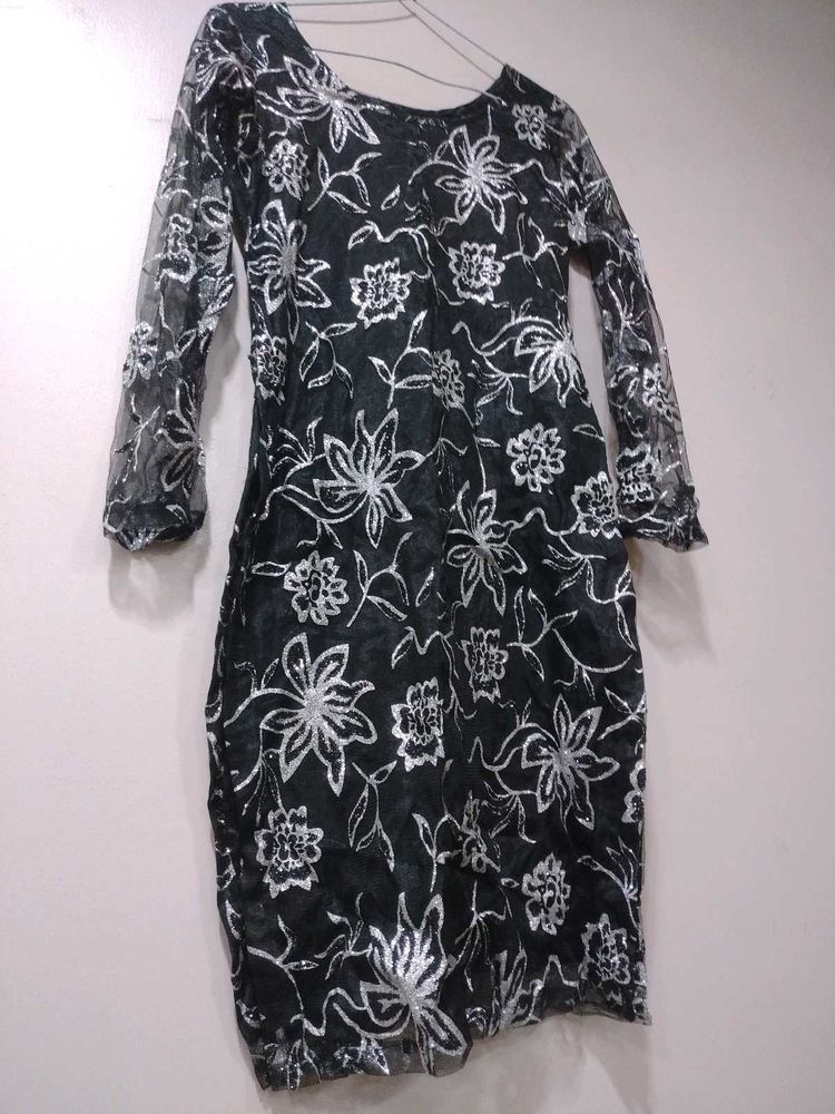 Floral Sheer Dress
