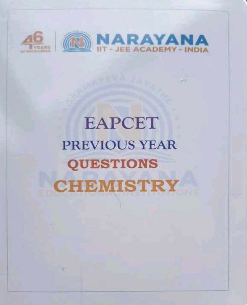 EAPCET Chemistry , Maths &amp; Physics Previous Year Q