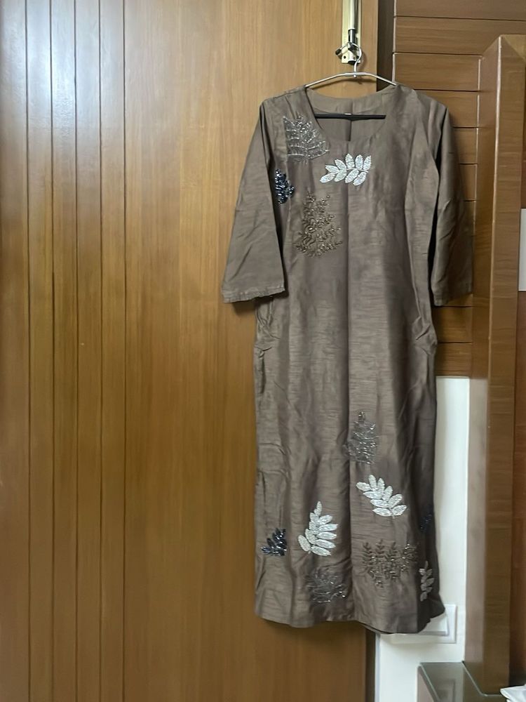 Elegant Brown Kurta