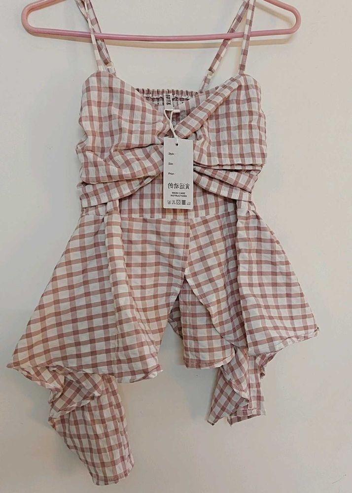 Cute Checkered Top