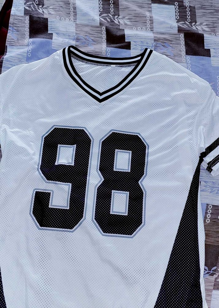 White Jersey T-Shirt