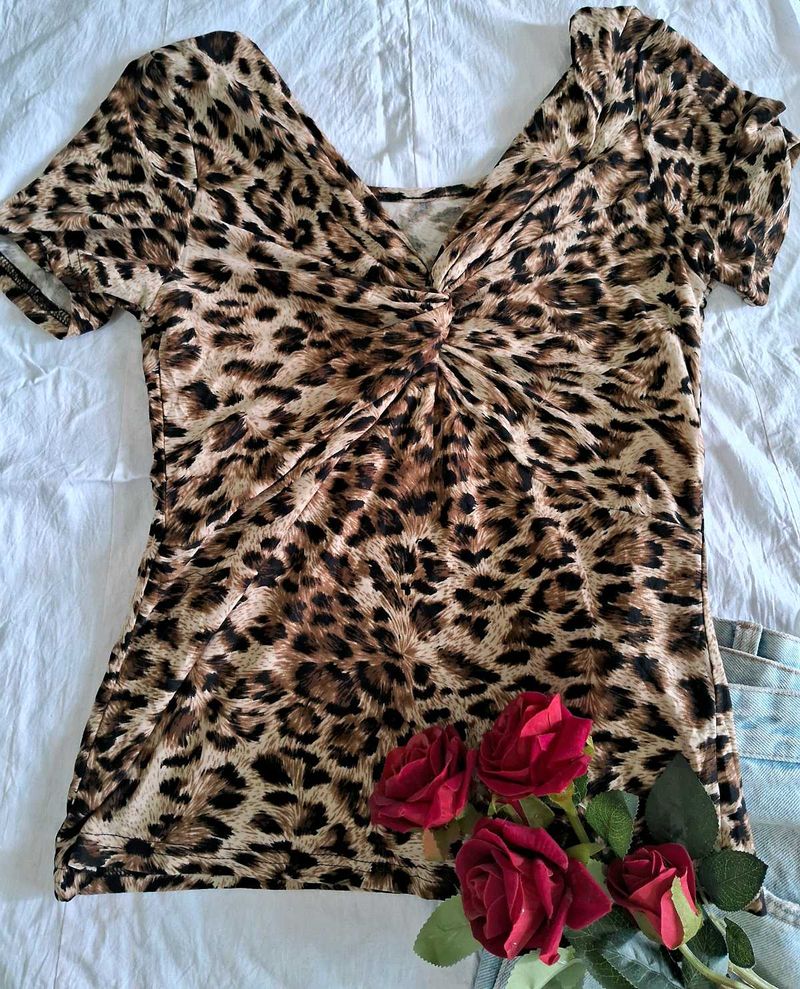 Animal Print Top