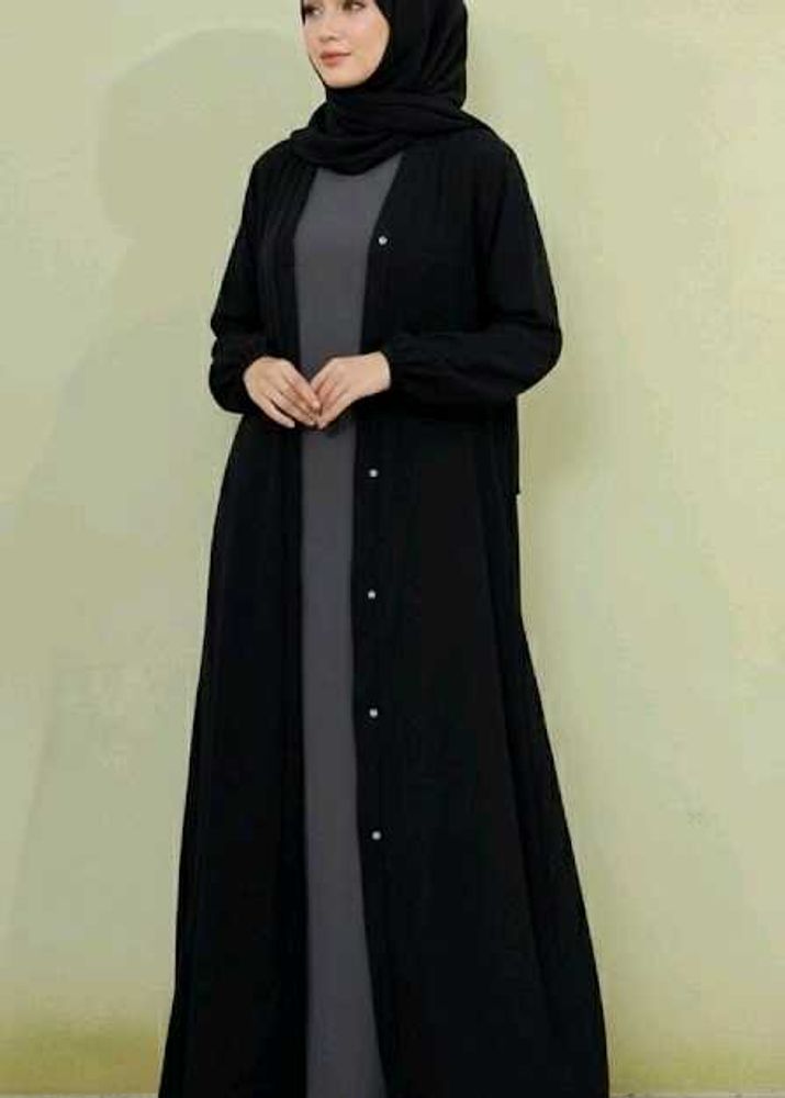 Black College Abaya XL