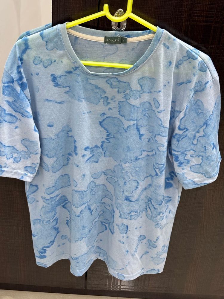 Blue Tie-Dye Tee