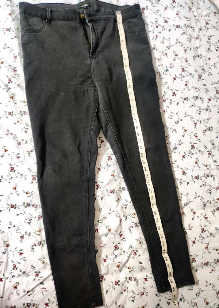 Dark Grey Skinny Jeans 36&#34;