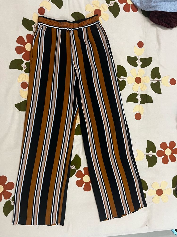 Striped Wide Leg Pants