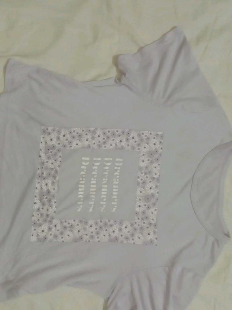 Crop Lavender T Shirt