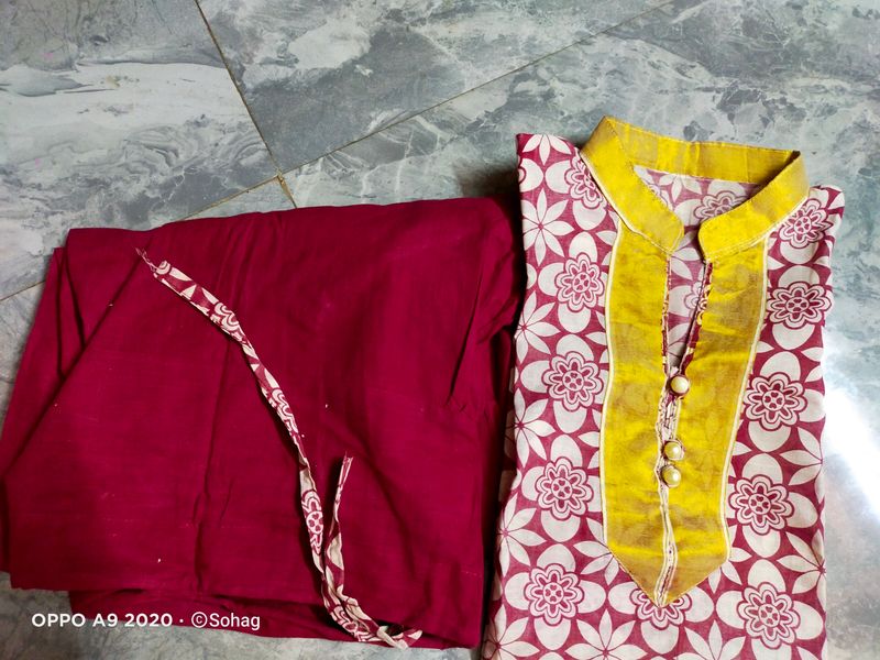 Traditional Bengali Tant Salwar