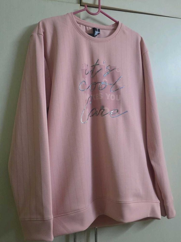 Cute Pink Graphic Sweatshirt