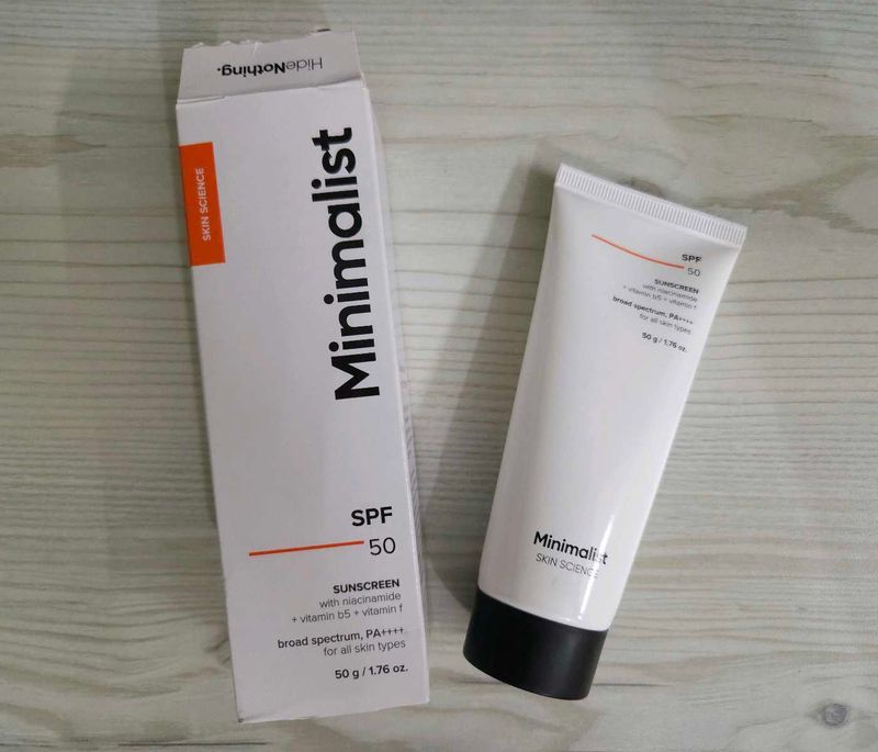 Minimalist SPF 50 Sunscreen 🍊