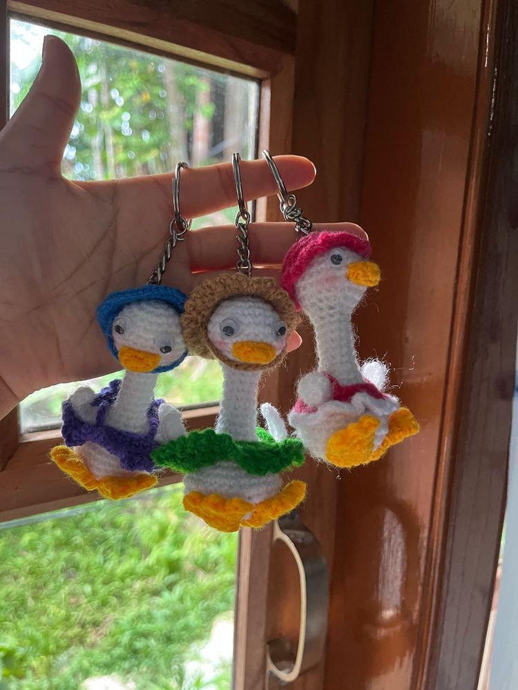 Crochet Keychain Bag charm