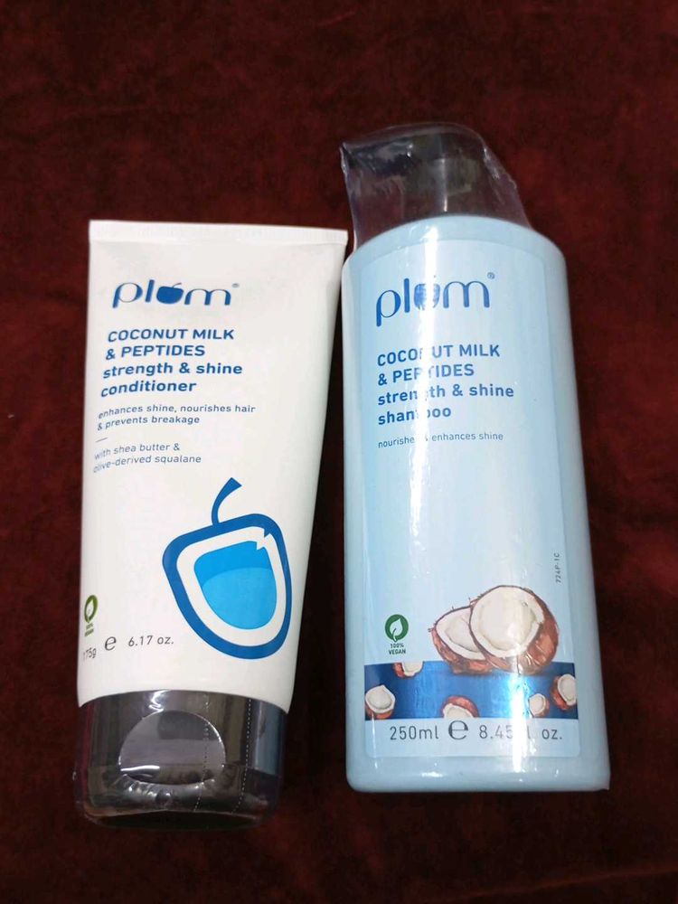 Plum Coconut Milk Shampoo With Conditioner