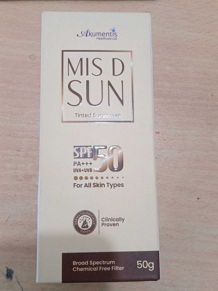 MIS D SUN Tinted Sunscreen