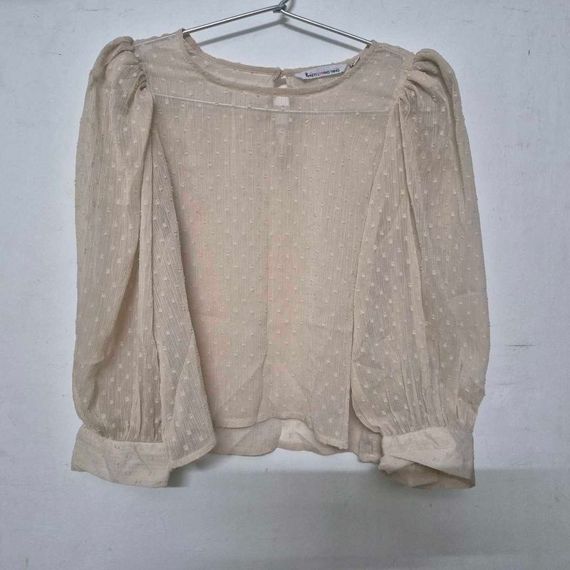 Elegant Cream Blouse