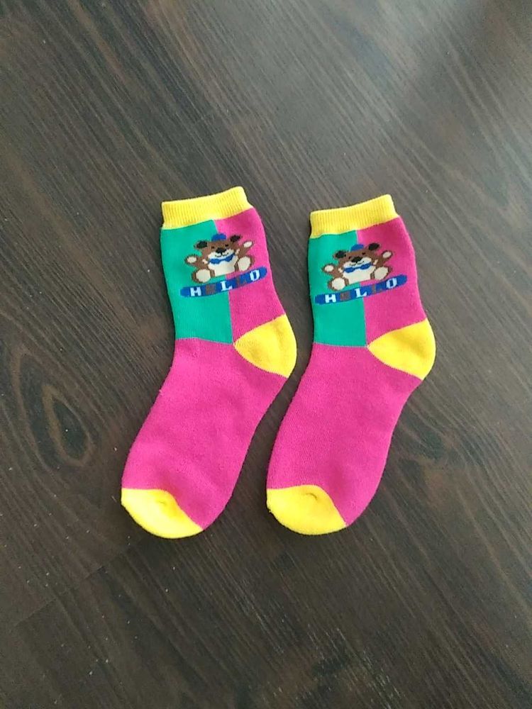 Vintage &#39;HLO&#39; Bear Socks