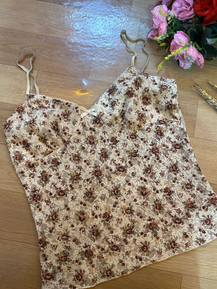Floral Lace Cami Top