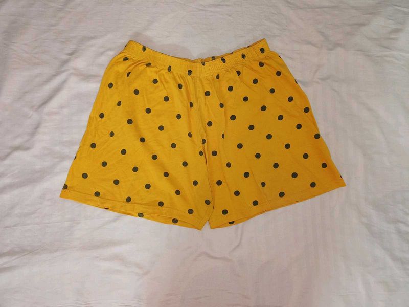 But 1 Get1 Women&#39;s Comf Yellow Shorts