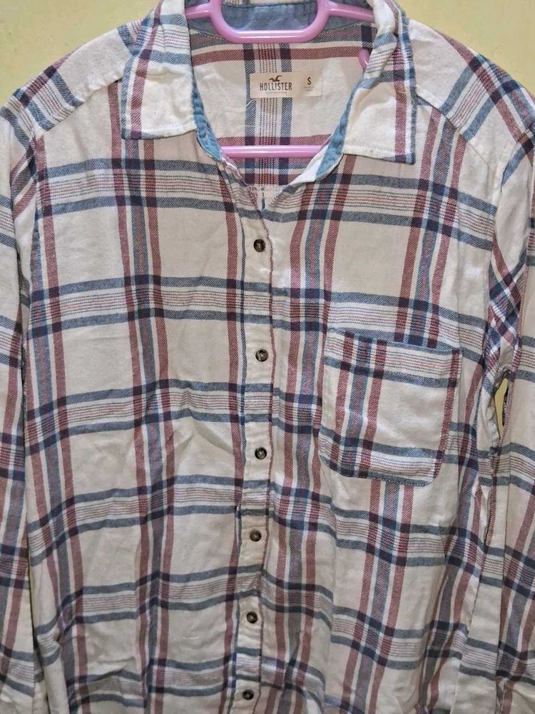 Hollister Plaid Flannel Shirt