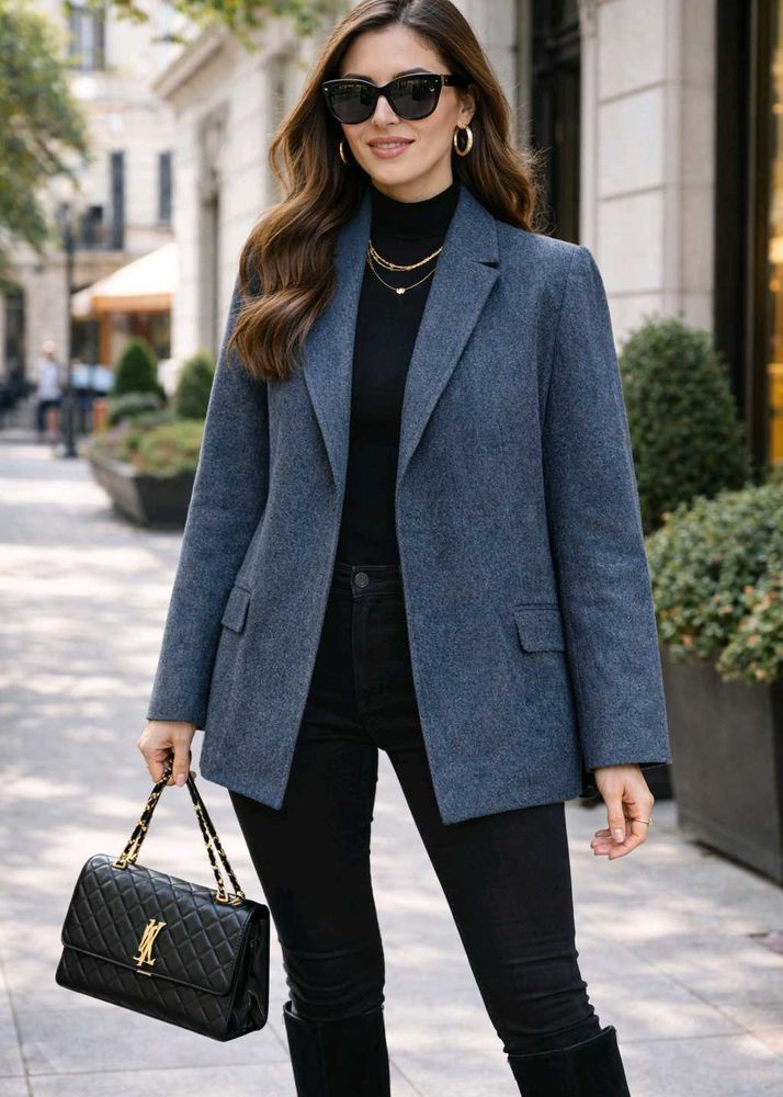 🇳🇿💫🎀Stylish Blue Blazer