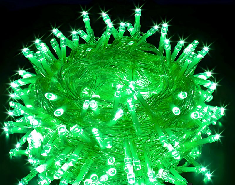 Dormen India Green Color 15 Meter LED Jhalar Fai