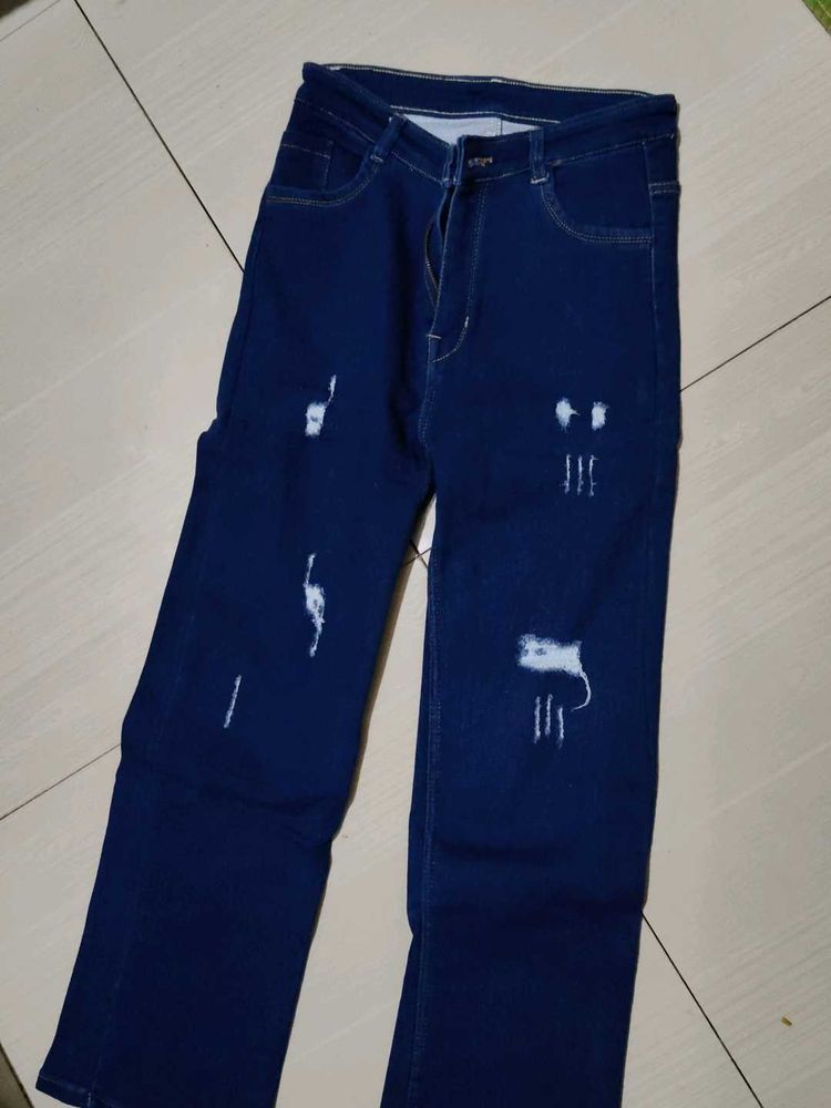 This Is Navy Blue Colour Jeans👖