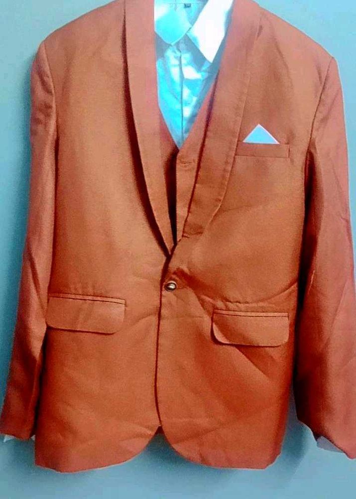 Stylish Orange Blazer
