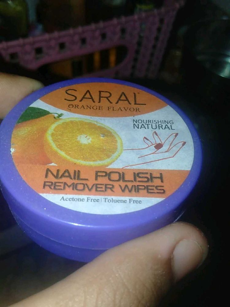 Here Is Nail Polish Remover.