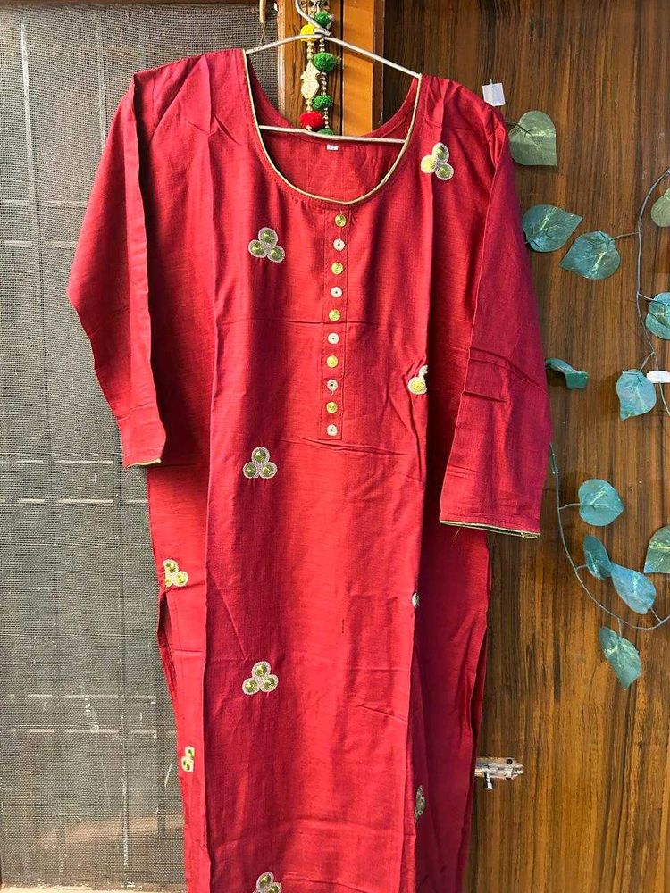 Combo of CHIKANKARI and Embroidery Kurta Set