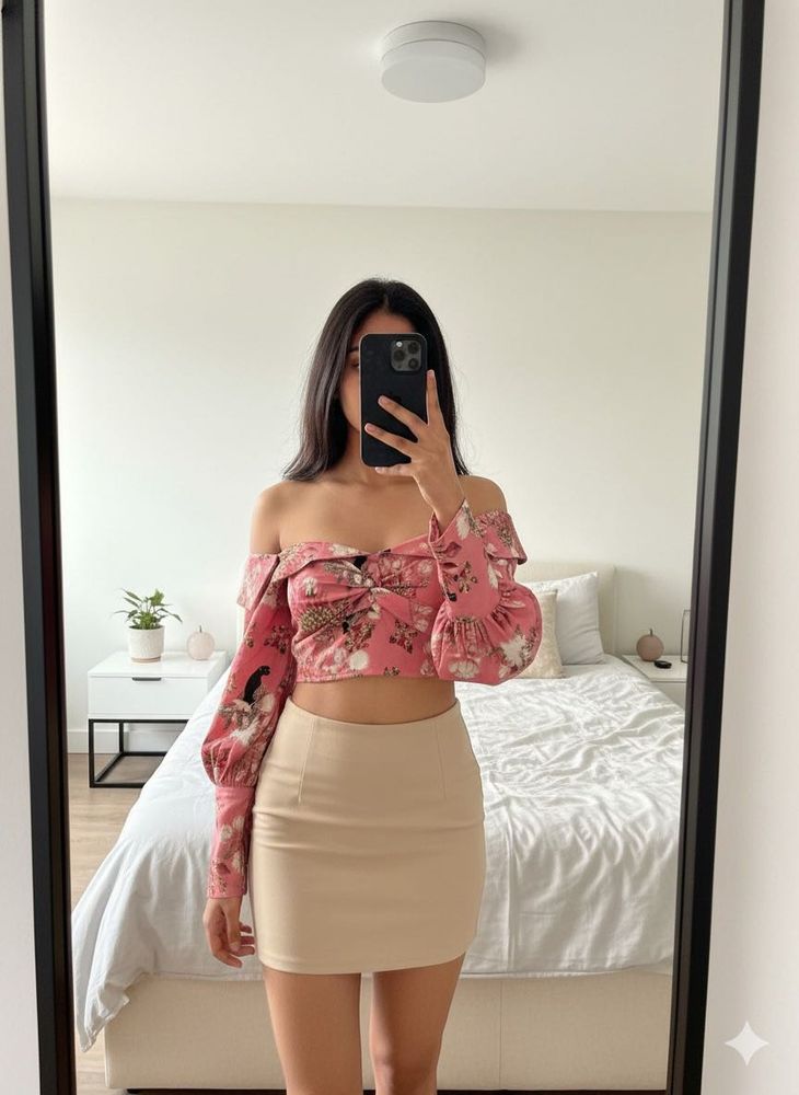 Floral Crop Top