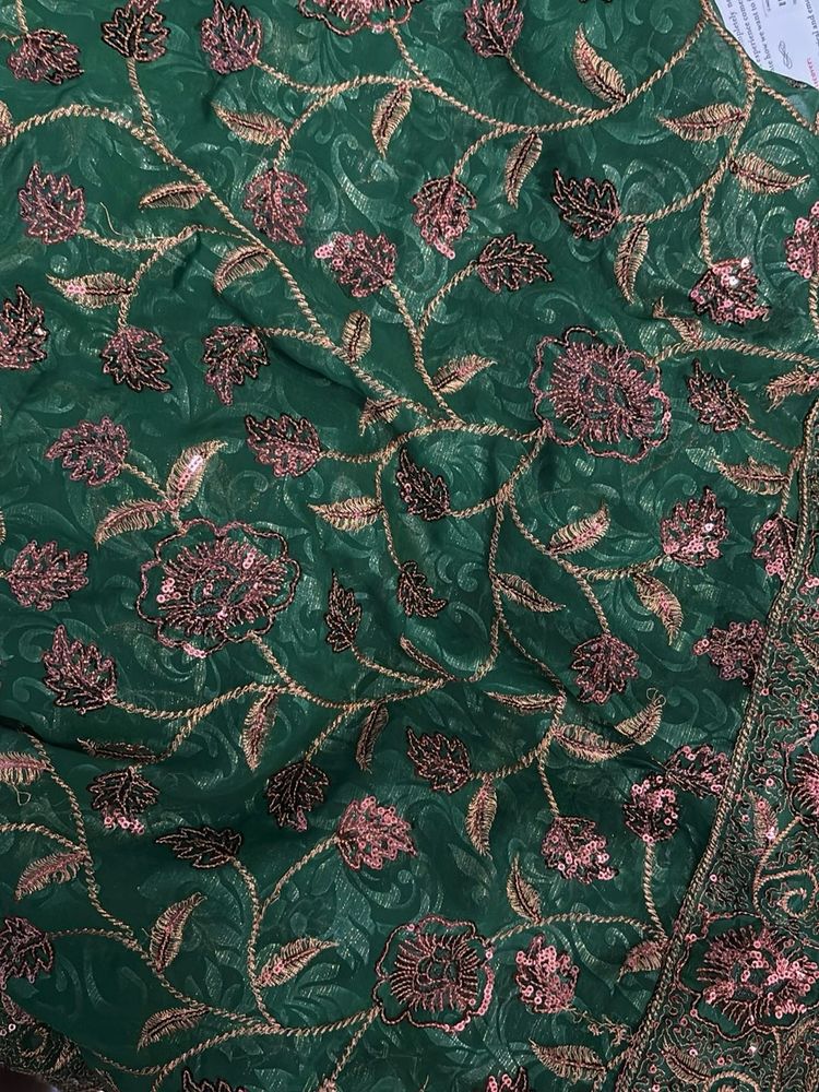 Green Saree