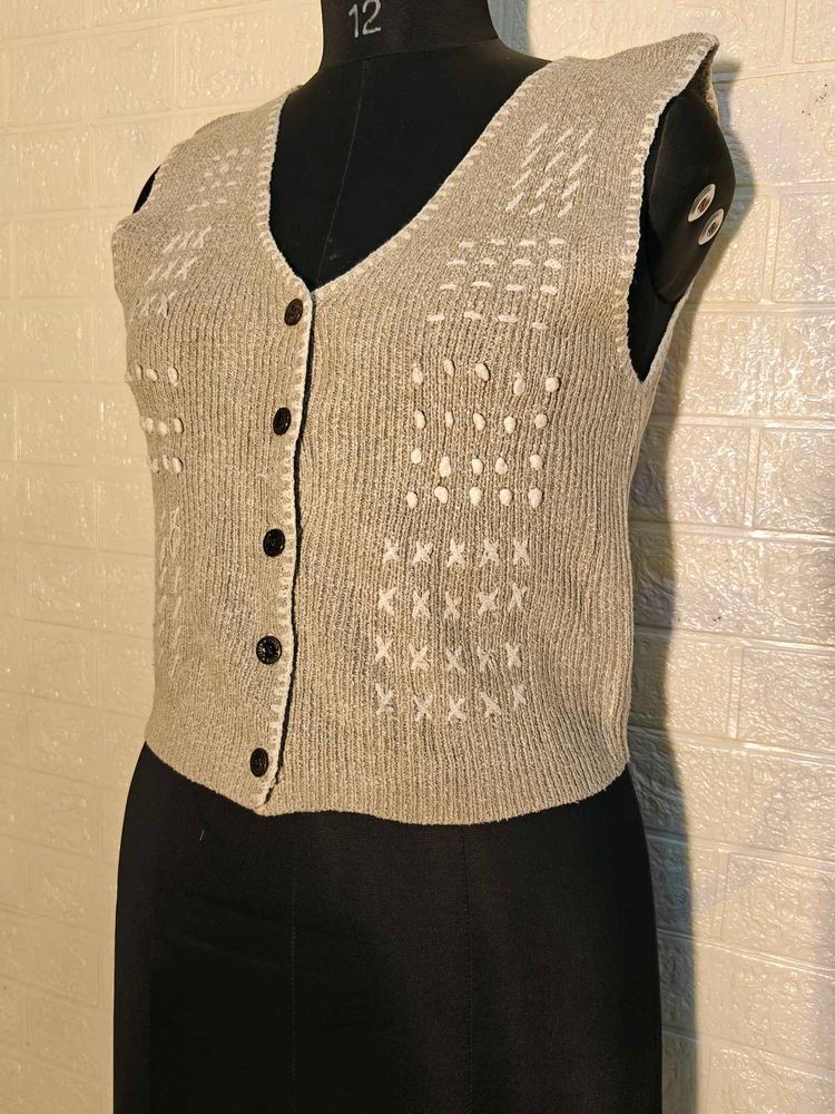 Knitted Vest Top