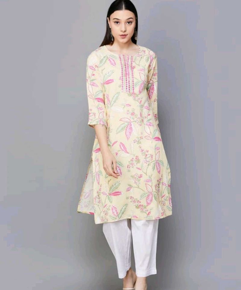 Floral Print Kurti