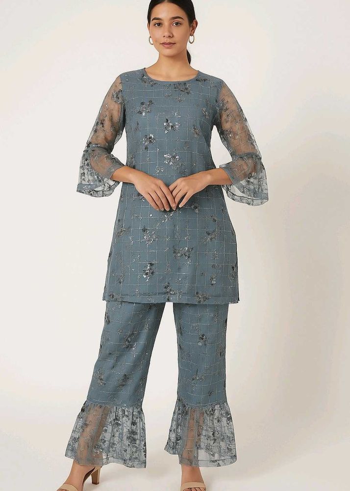 Embellished Kurta Set