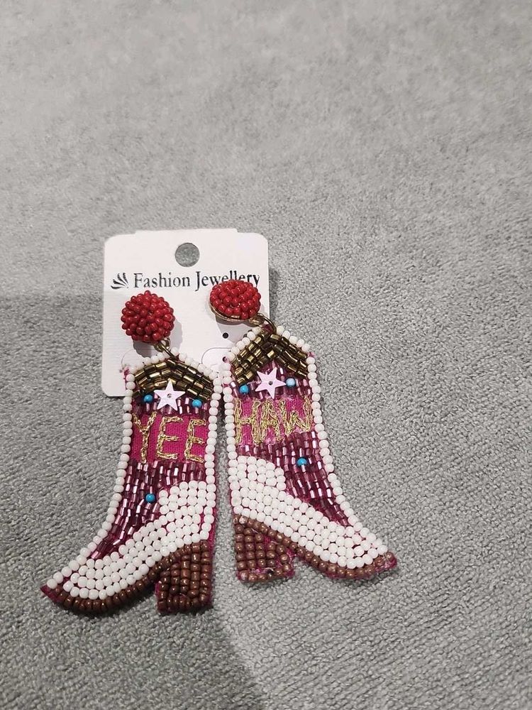 Yeehaw Boot Earrings