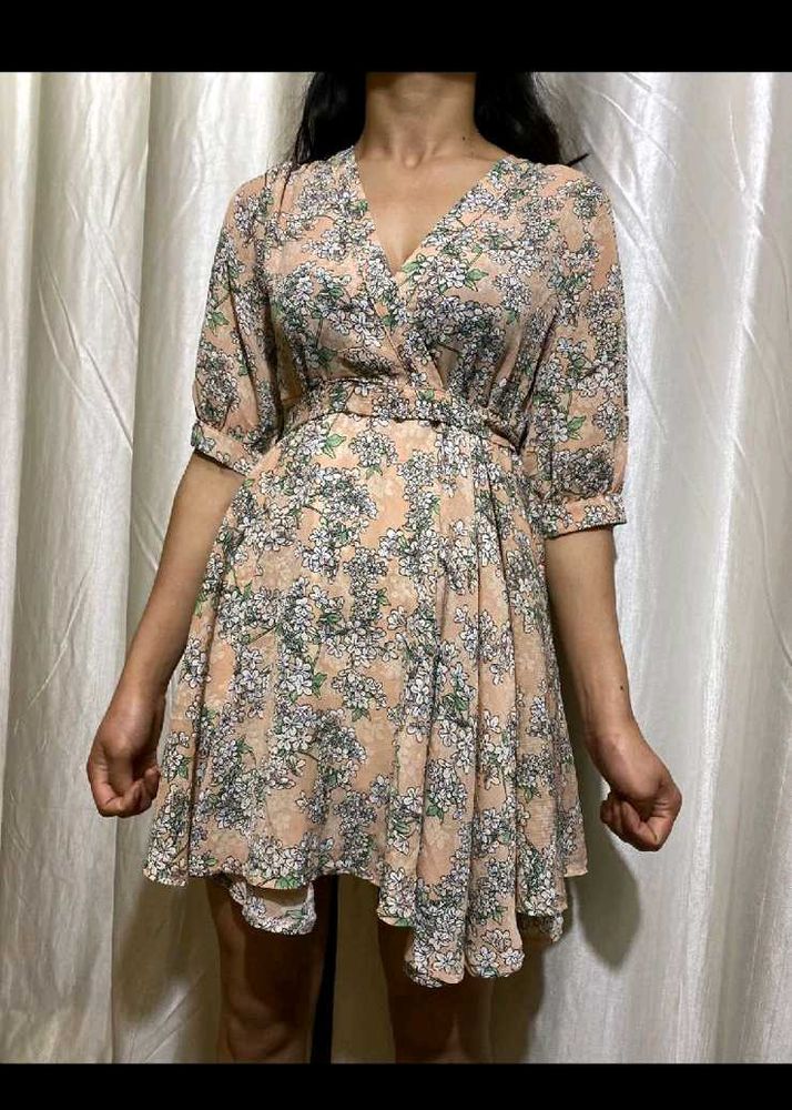 Beautiful Mini Dress With Unique Prints