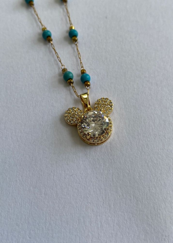 Anti Tarnish Stainless Steel MickeyMouse Necklace