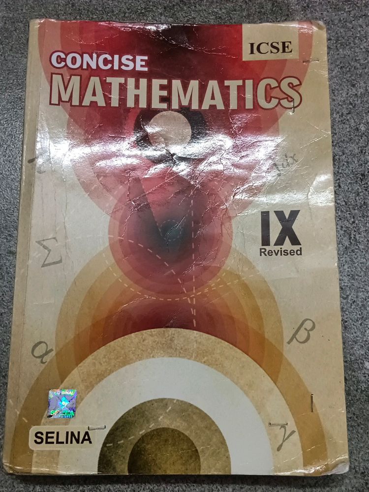Icse Class 9 Maths Textbook