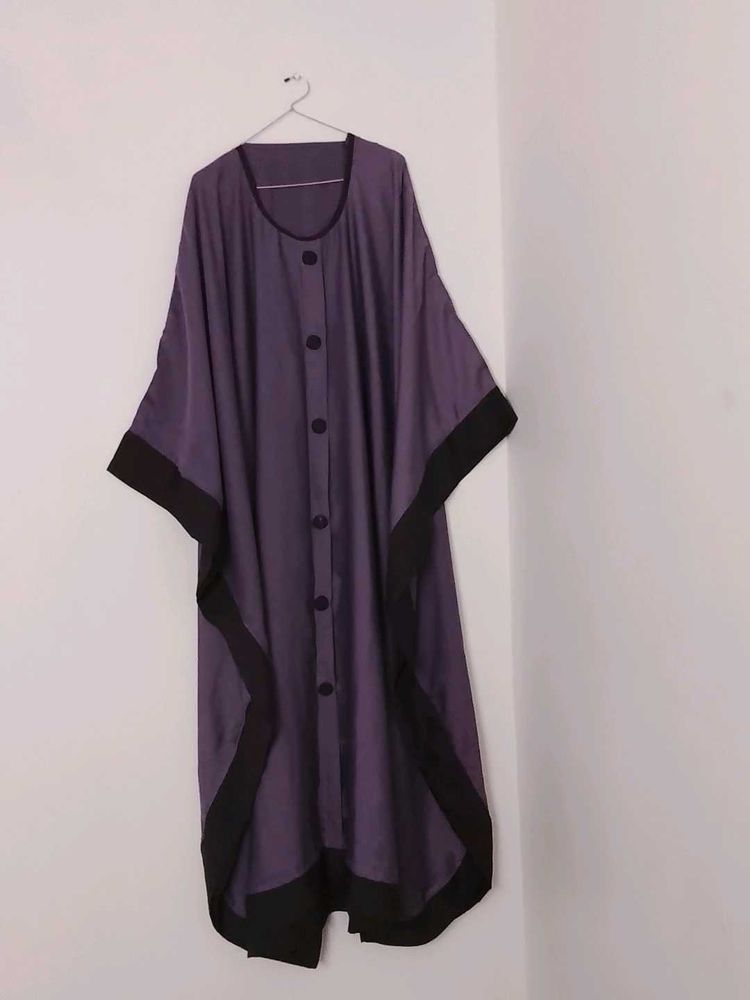 Elegant Purple Kaftan Abaya