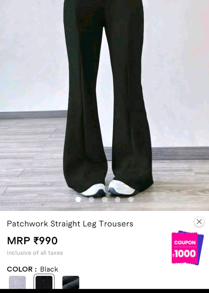 Savana Drawstring Flare Leg Trouser