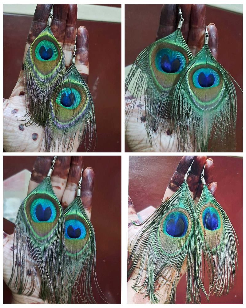 Combo Of 4 Peacock Earrings