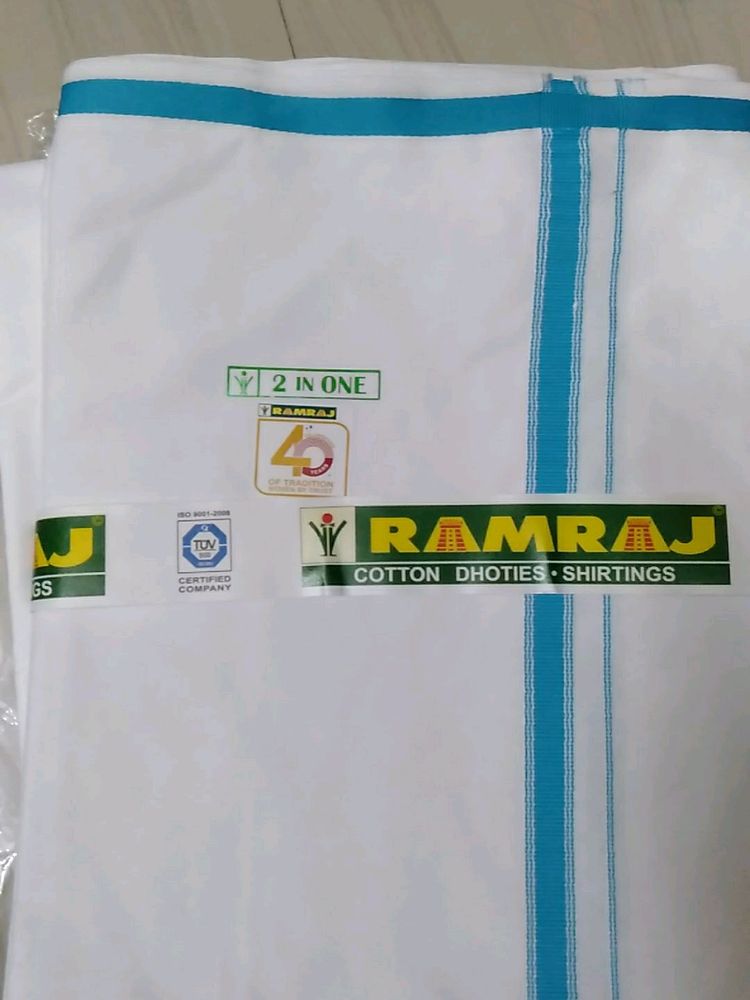 Dhoti And Shirt Piece Unstitched