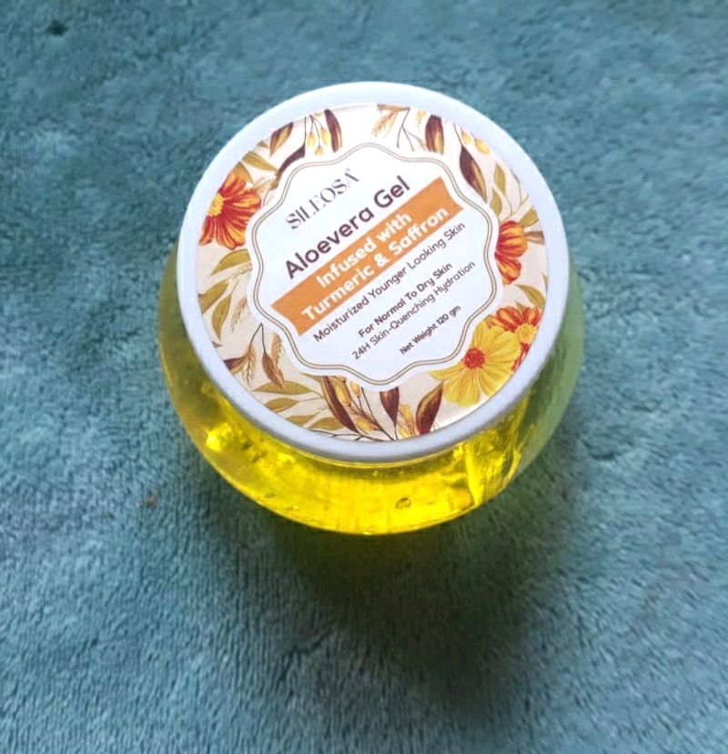 SILEOSA AloeveraGel InfusedWith Turmeric&amp; Saffron
