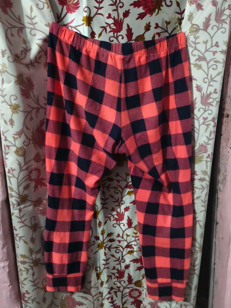 Red &amp; Black Checked Lounge Pants