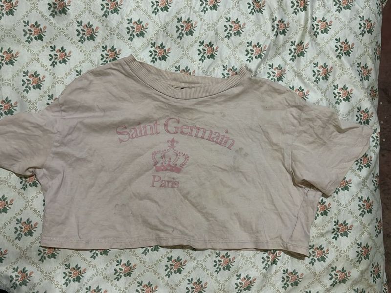 Saint Germain Paris Crop Top