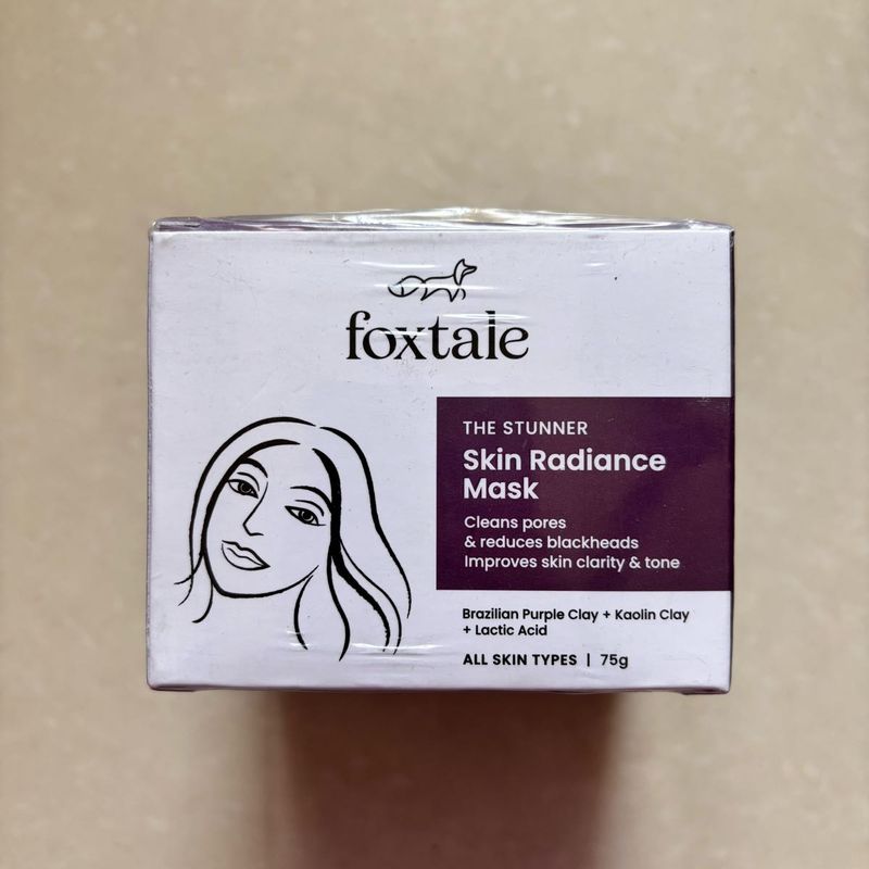 Foxtale De-Tan Skin Radiance Clay Face Mask - 75g