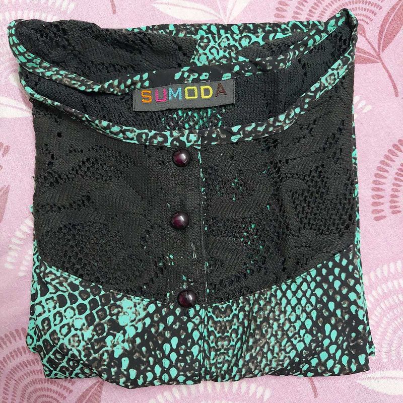 Green Kurta Top