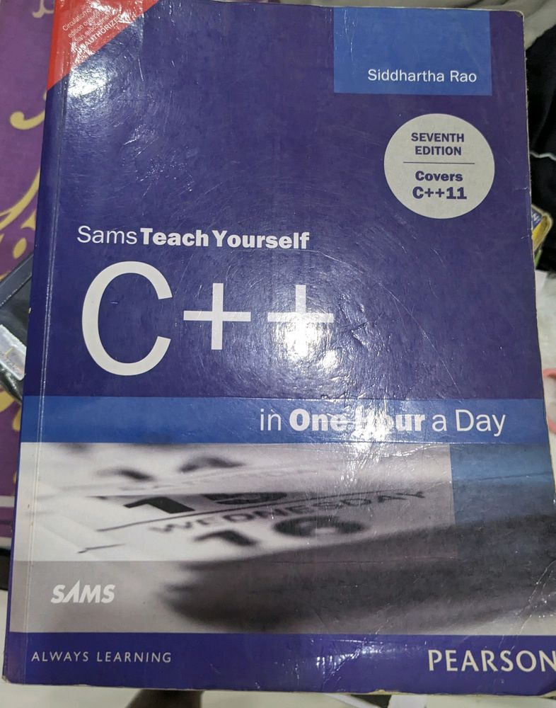 C++ , Siddharth Rao Seventh Edition