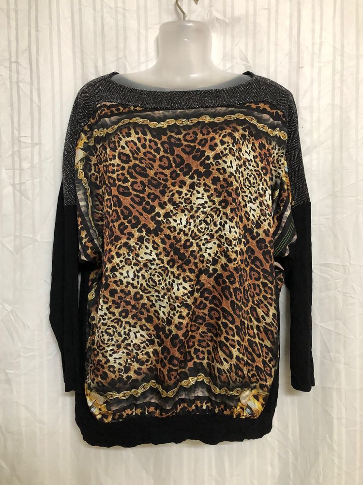 Black Printed Top
