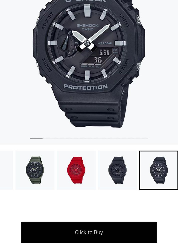 GSHOCK GA2100 Watch