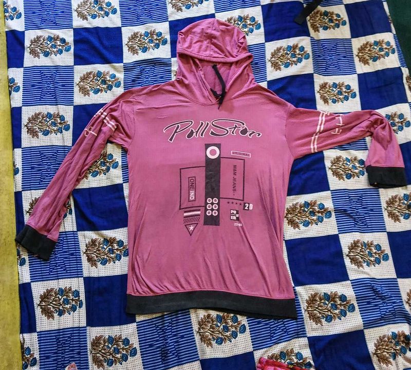 Pink Graphic Hoodie